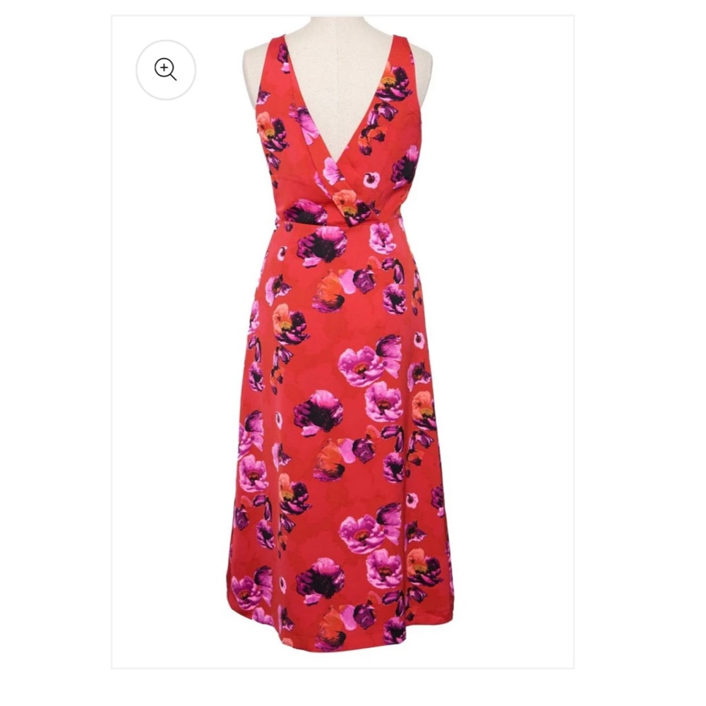 Banana Republic Floral Red Maxi Dress size 20W - Picture 14 of 15